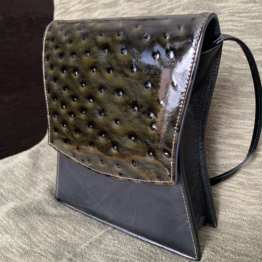 Gorgeous Italian Handmade Ostrich Leather Purse - NOS